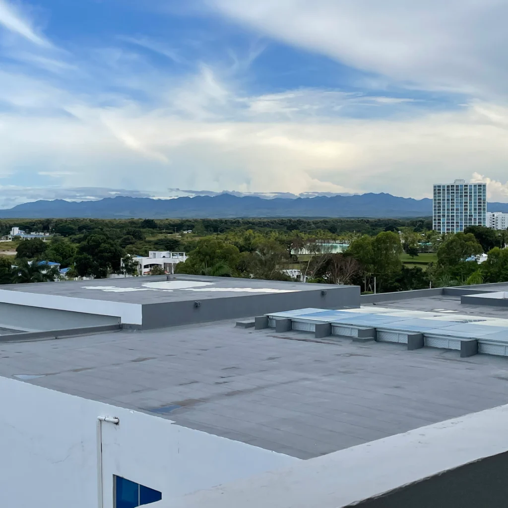 amazing scenery from roof deck in Panama