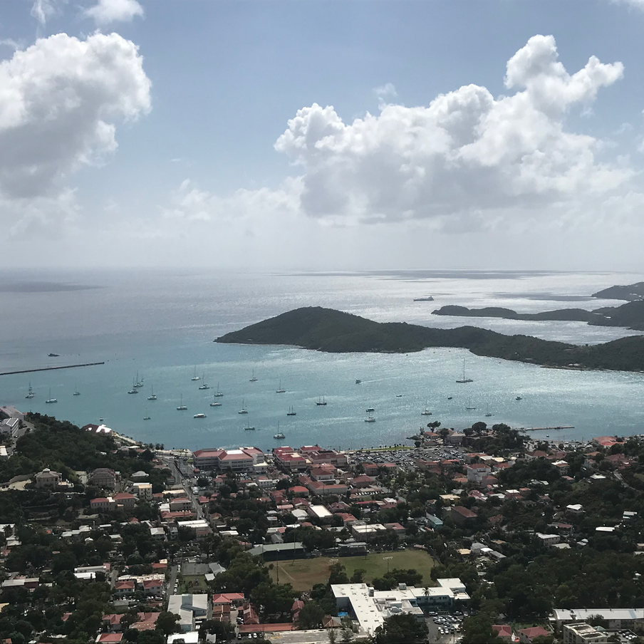 Skyline Drive in St Thomas Virgin Islands