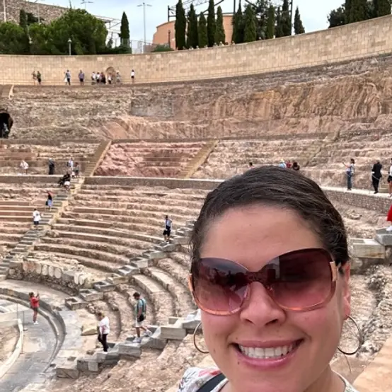 Visit the ruins of the Teatro Romano (roman theater) in Spain