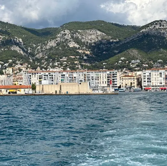 View from the bay at Toulon France